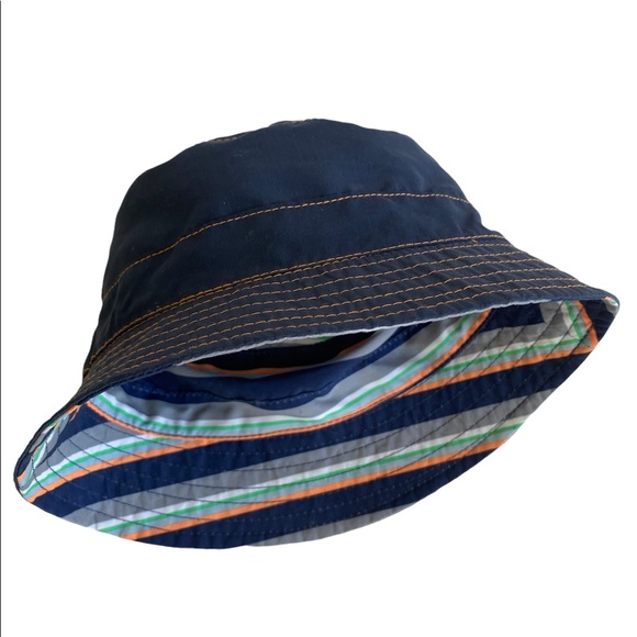OshKosh B'Gosh Lightweight Striped Bucket Hat Size 12-24 Months - Picture 9 of 10